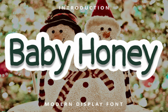 Baby Honey Display Font for Creative Projects