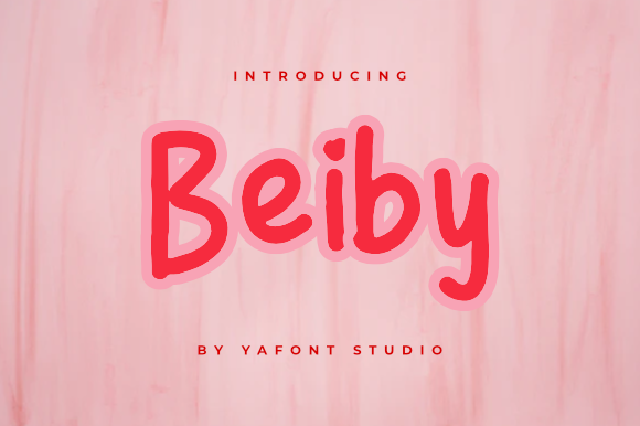 Beiby: The Quirky Display Font for Unique Digital Experiences