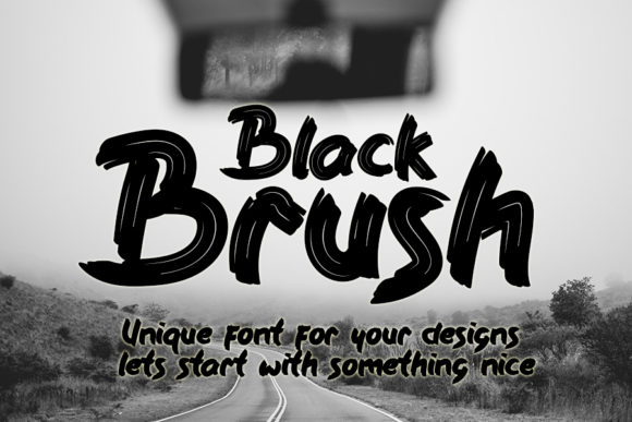 Black Brush: A Trendy Display Font for Modern Campaigns