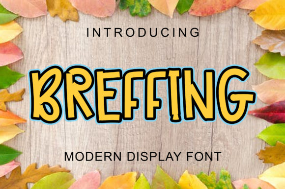 Boost Your Campaigns with the Breffing Display Font