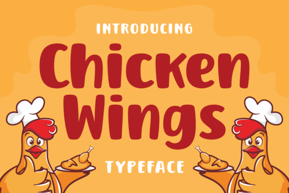Chicken Wings Display Font for Eye-Catching Campaigns