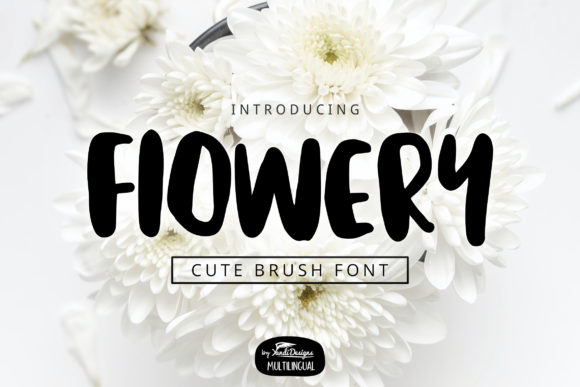 Flowery: The Perfect Display Font for Creative Editorial Projects