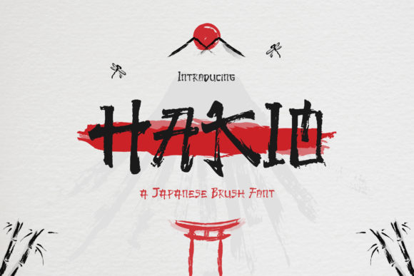 Hakio: A Japanese Inspired Display Font for Bold Branding