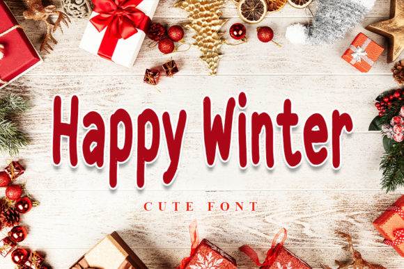 Happy Winter Font for Business Branding and Creative Projects