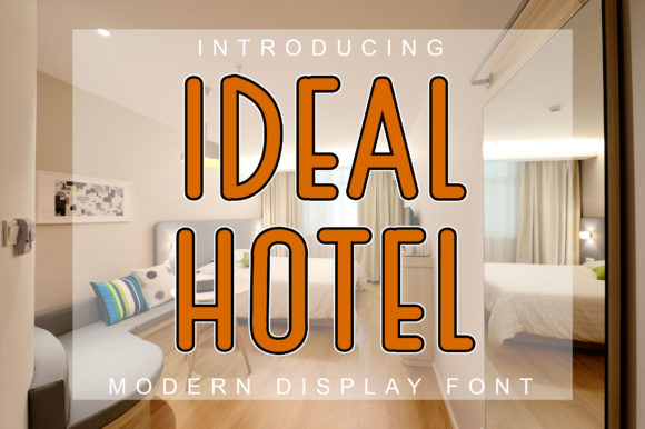 Ideal Hotel Font for Handmade and Commercial Projects