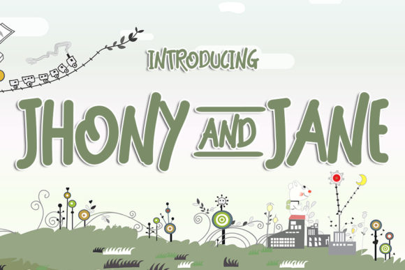 Jhony and Jane Display Font for Bold Branding