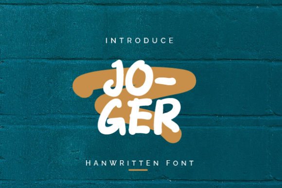 Joger: A Fun Display Font for Bold Campaigns