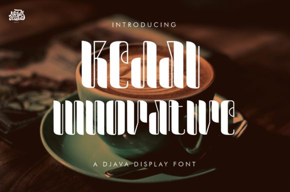 Kedai Innovative: A Unique Display Font for Editorial Design