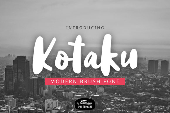 Kotaku: The Whimsical Display Font for Modern Web Design