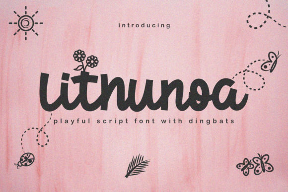 Lithunoa: A Display Font for Creative Editorial Design