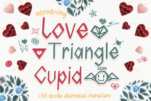Love Triangle Cupid: The Playful Display Font for Creative Makers
