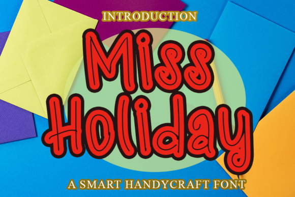 Miss Holiday: A Trendy Display Font for Modern Editorial Design