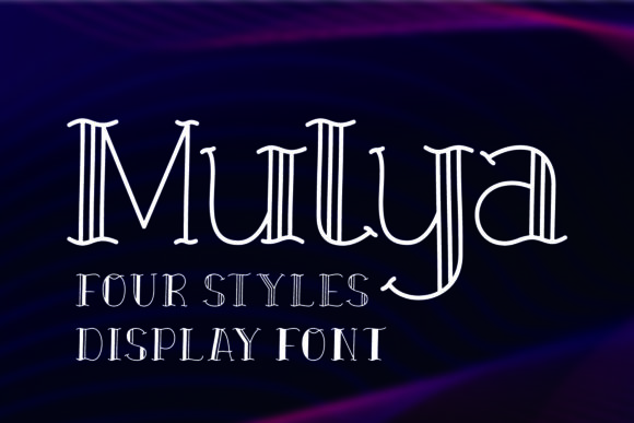 Mulya Display Font for Elegant Editorial Design
