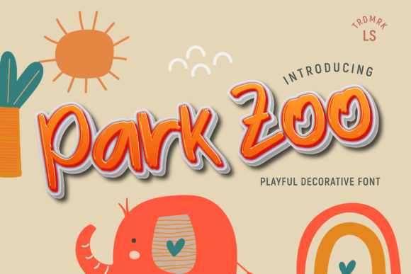Park Zoo Font for Playful Campaign Designs