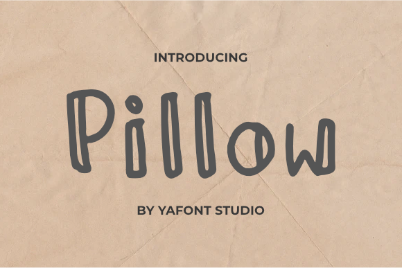 Pillow Display Font for Modern Web Design