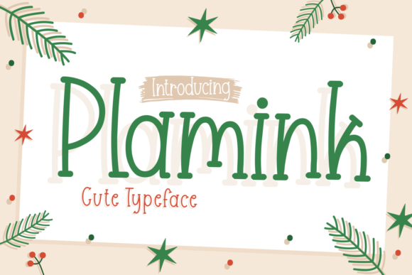Plamink: A Playful Display Font for Creative Campaigns