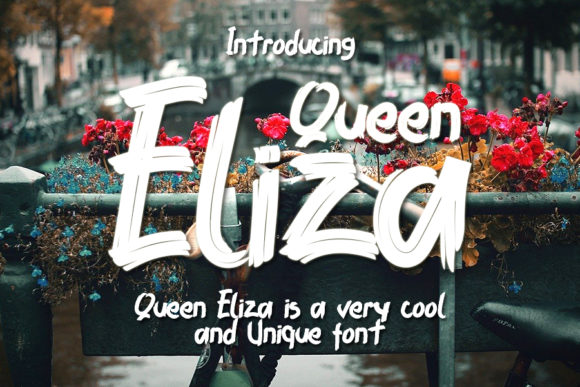 Qeen Eliza Font for Handmade Creations and More