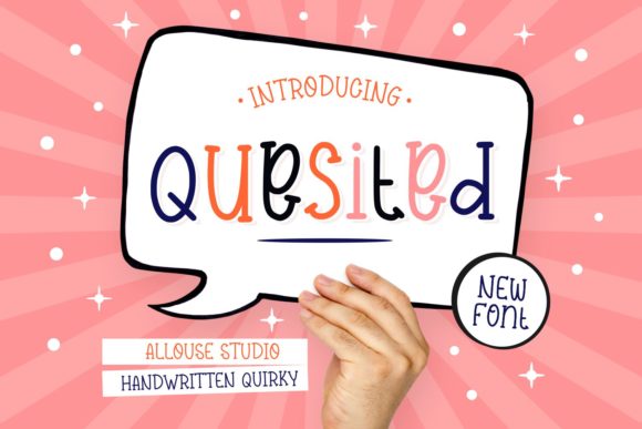 Quesited: The Quirky Display Font for Joyful Craft Projects