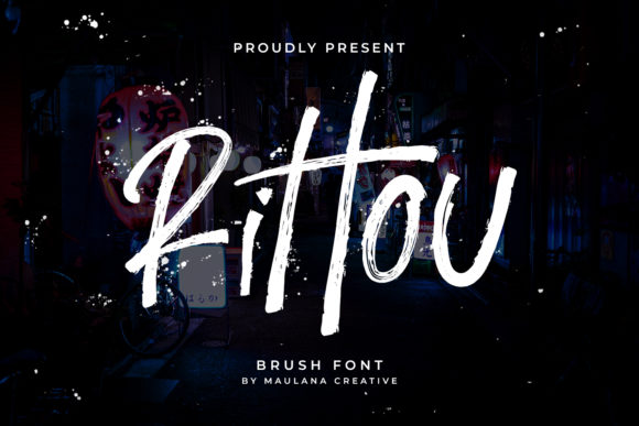 Rittou Brush Font for Authentic Design Impact