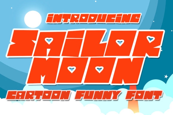 Sailor Moon Font for Bold Editorial Design