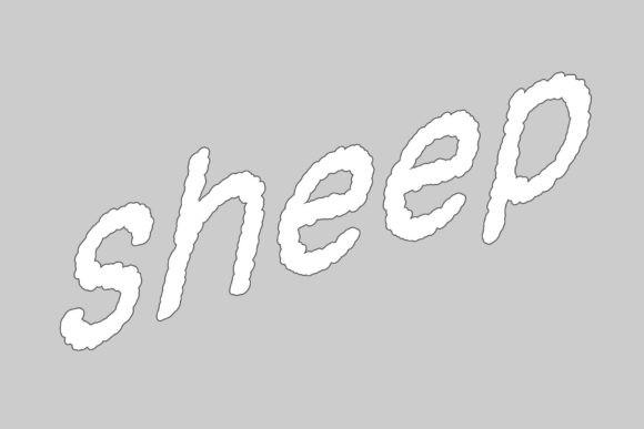 Sheep Font for Bold and Original Design