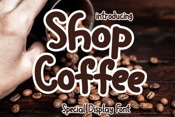 Shop Coffee Font for Bold Campaign Designs