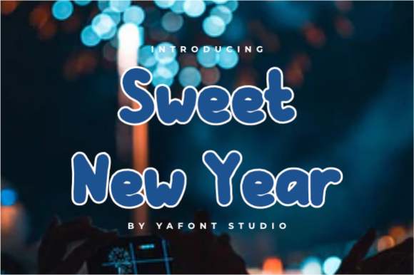 Sweet New Year: A Quirky Display Font for Modern Branding