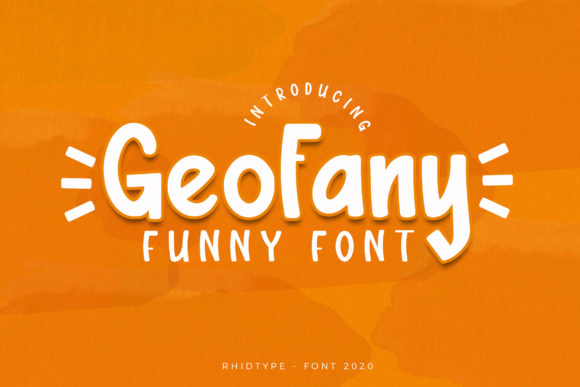 The Geofany: A Playful Display Font for Creative Projects
