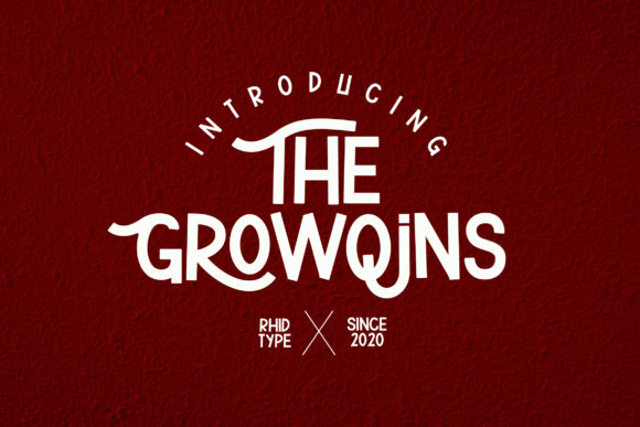 The Growqins: A Bold Display Font for Modern Editorial Design