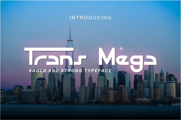 Trans Mega: A Bold Display Font for Impactful Web Design