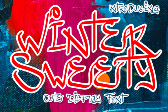 Winter Sweety: A Trendy Display Font for Modern Web Design