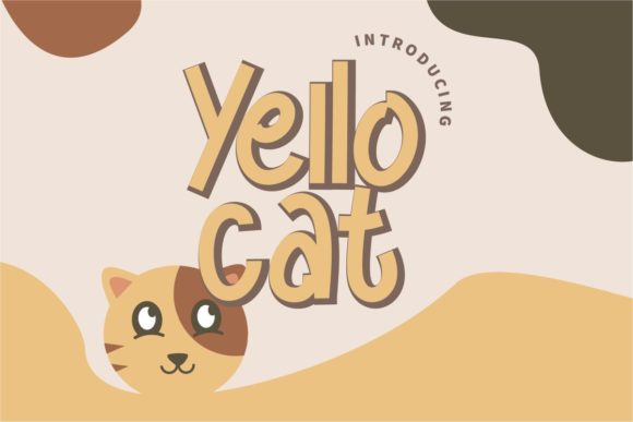 Yello Cat: A Playful Display Font for Web Design